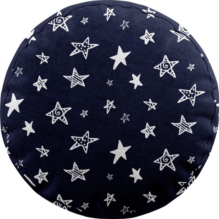 Подушка круглая Cortin «Ночные звёзды»